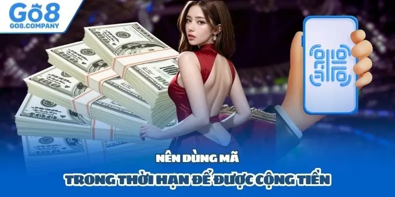 Nên dùng mã trong thời hạn để được cộng tiền